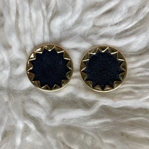 House of Harlow Black Sunburst Earrings